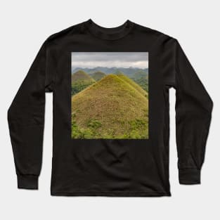 The Chocolate Hills, Carmen, Bohol, Philippines Long Sleeve T-Shirt